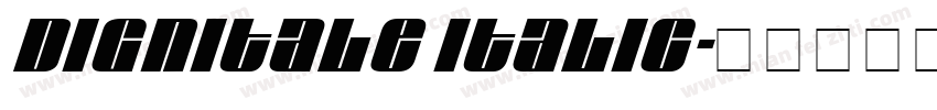 Dignitale Italic字体转换